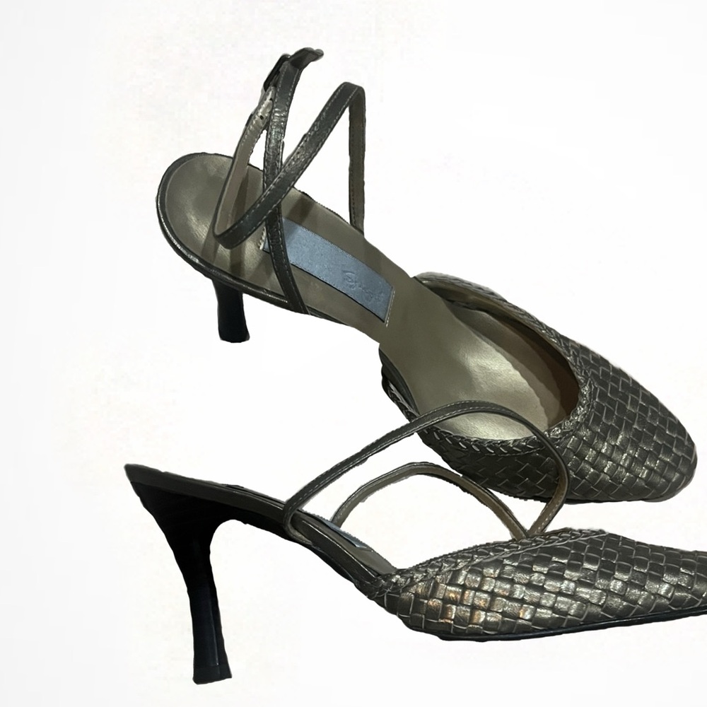 Siegel’s Elegant Gold Women's Heels Sz 5.5